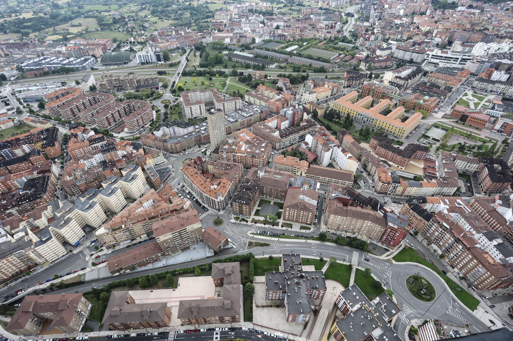 Las mejores imágenes de Oviedo desde el aire