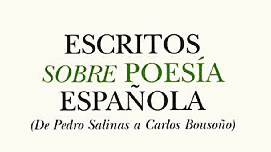 «Escritos sobre Poesía» (1994). |