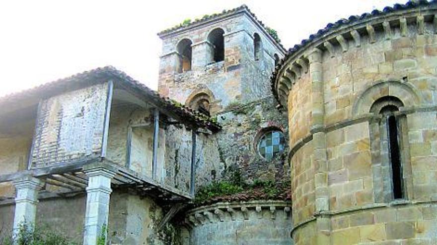 Parte posterior del monasterio de Cornellana.