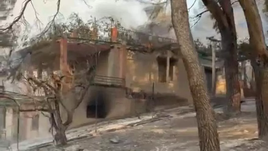 Desolación en la Vilavella: "No hay nada más que se pueda quemar"