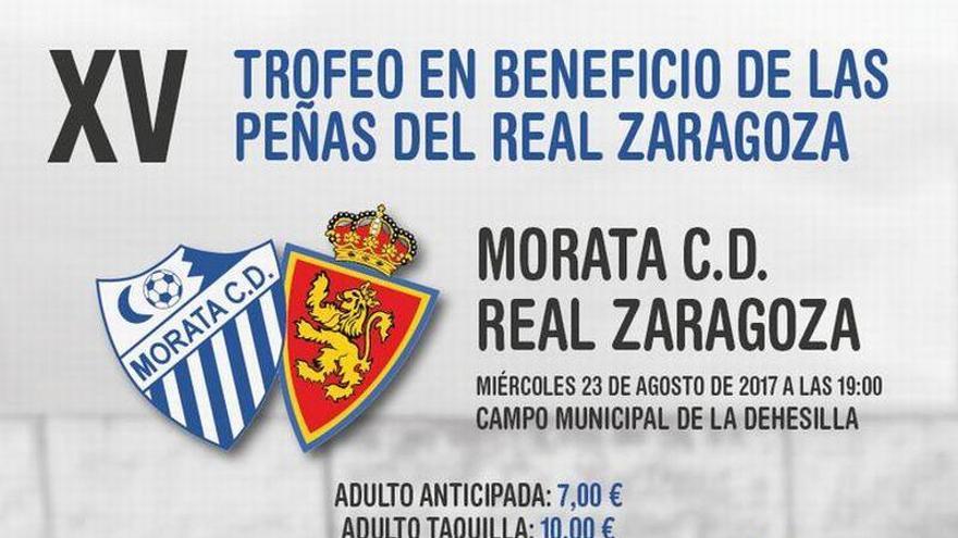 Morata de Jalón acogerá el partido a beneficio de la Federación de Peñas el miércoles 23 de agosto