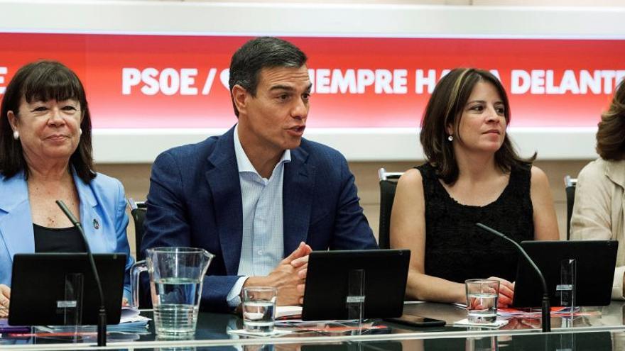 Reunión de la Permanente de la Ejecutiva Federal del PSOE.