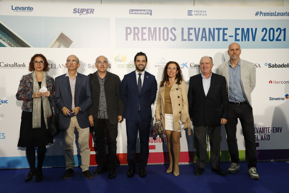 Photocall de los invitados a la gala de los Premios Levante-EMV 2021