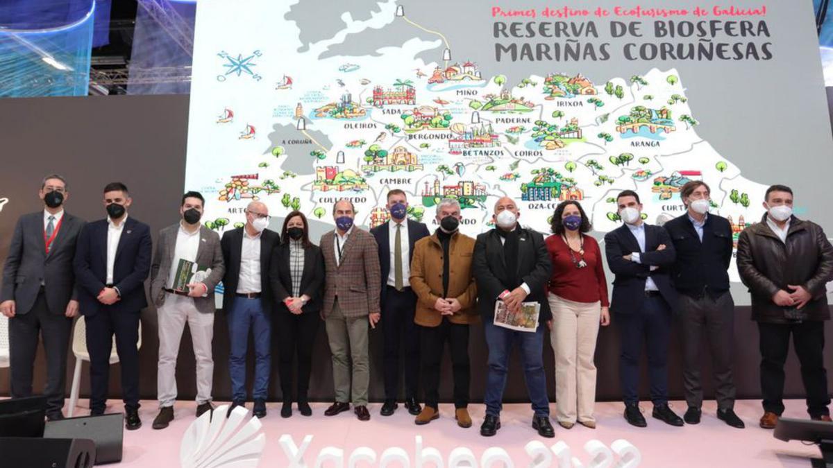 Participantes en Fitur, ayer en la ponencia de la Reserva.   | // L.O.