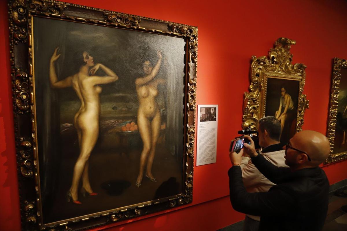 El viaje de cien años y un océano que ha hecho el cuadro 'Rivalidad' de Julio Romero de Torres para regresar a Córdoba