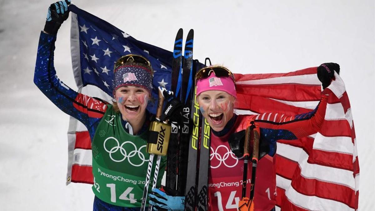 Las estadounidenses, felices por su oro