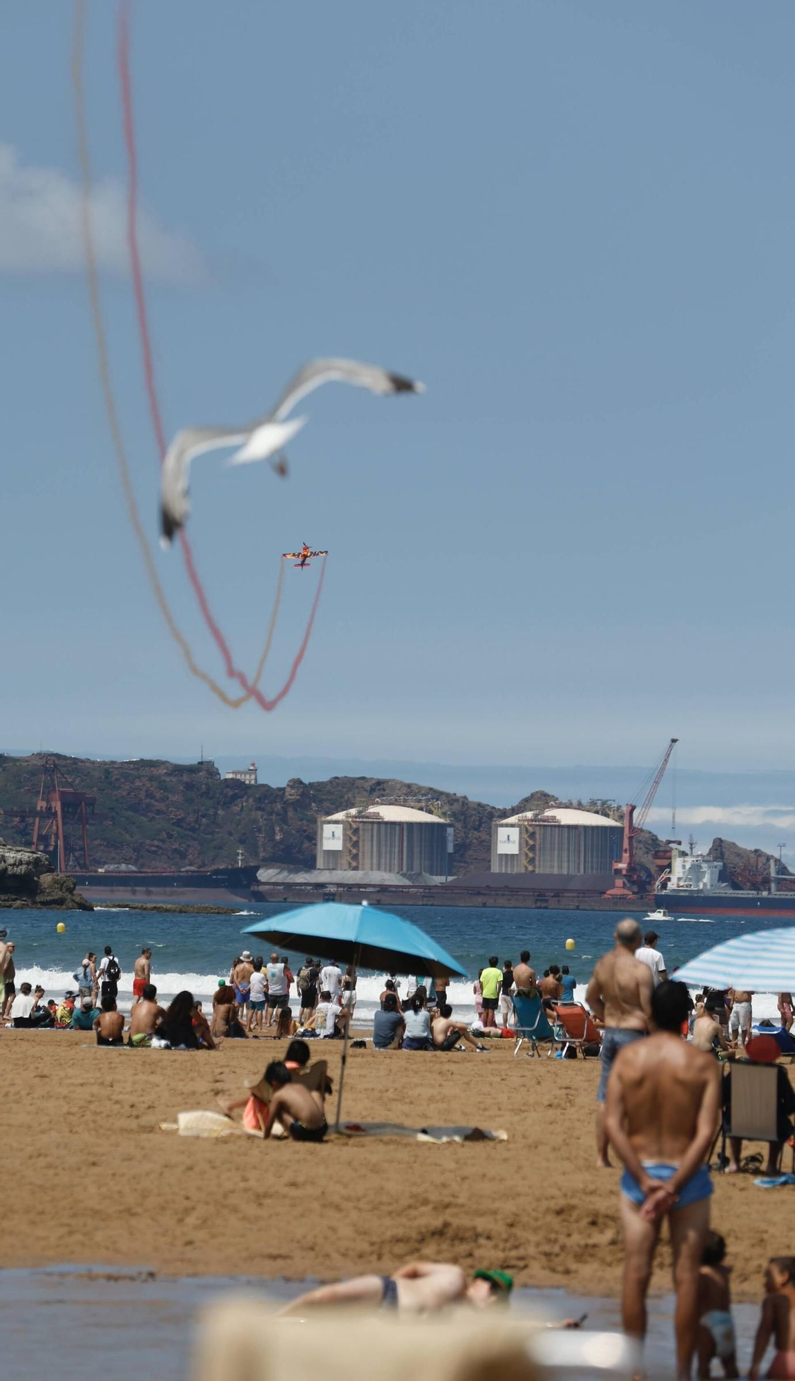 El espectacular y multitudinario Festival Aéreo de Gijón, en imágenes