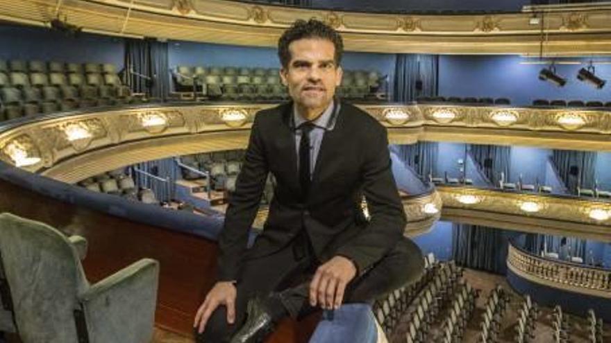 Antonio Najarro en el Teatro Principal, en 2018.