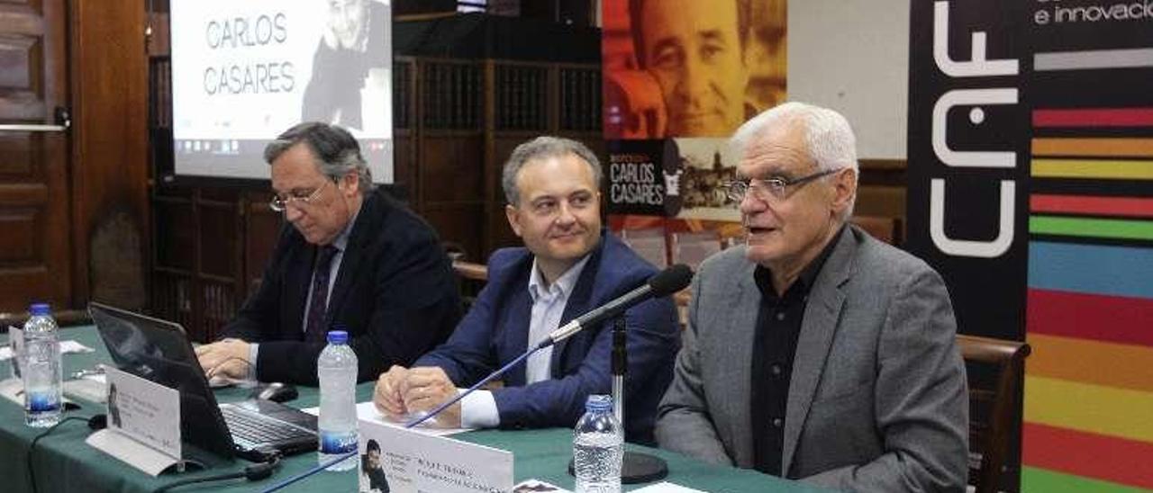 Gustavo Garrido, Armando Requeixo y Víctor Fernández Freixanes./O