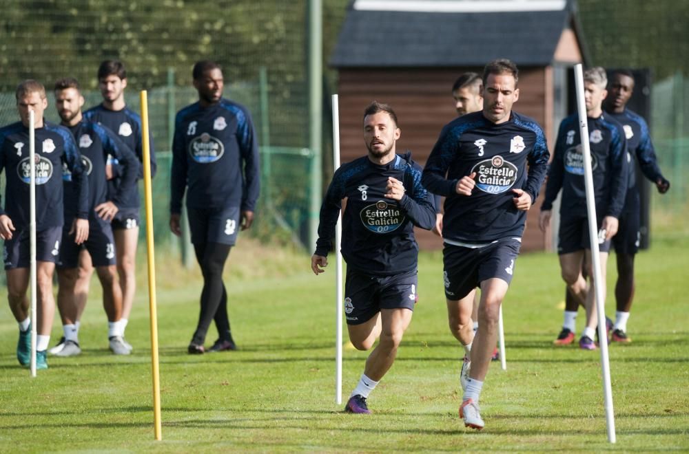 Nueva sesión de preparación para el partido del domingo, 23 de octubre, ante el Celta en Balaídos.