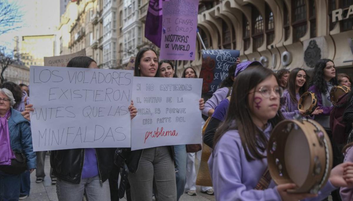 Ourensanas de todas las edades participaron en la marcha. | ROI CRUZ