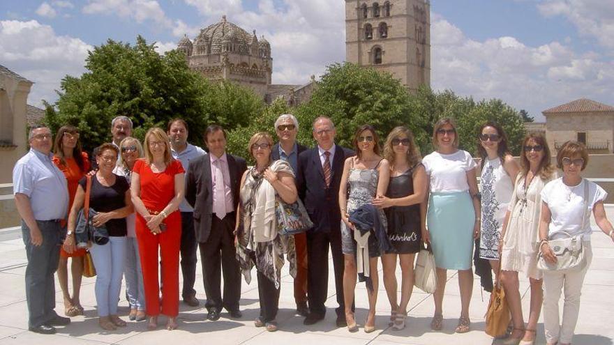 Miembros del cuerpo judicial de Zamora y Salamanca visitan el Consultivo