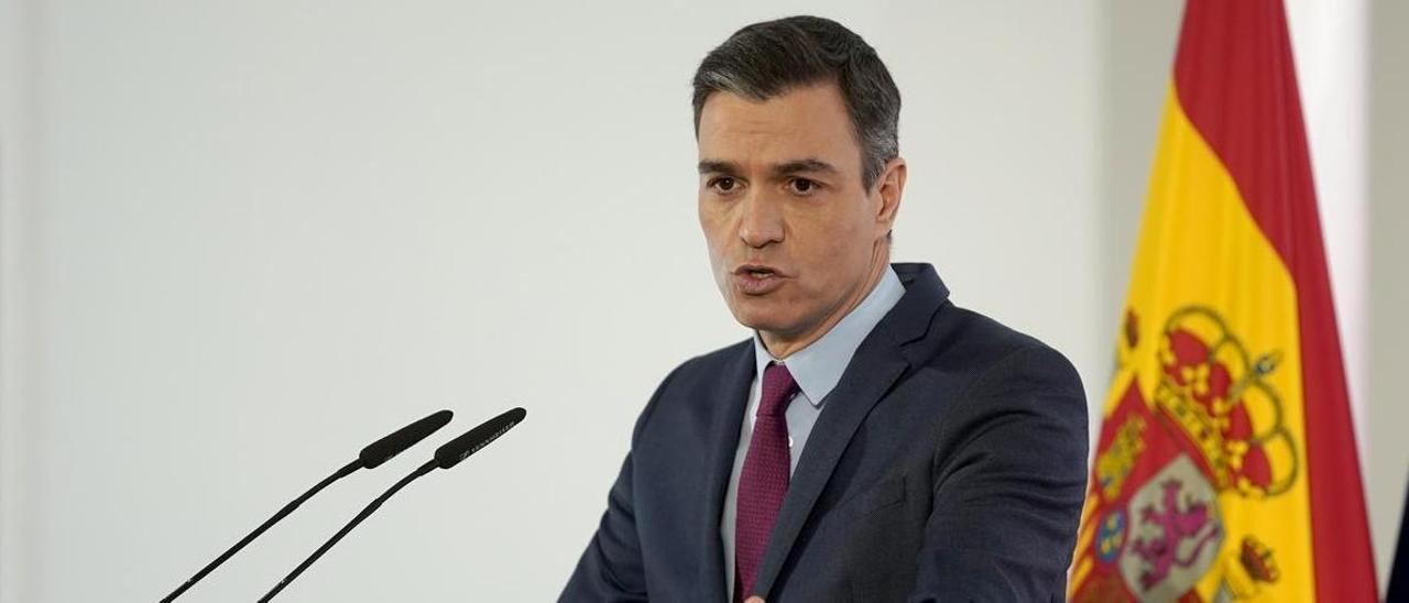 El presidente del Gobierno, Pedro Sánchez.