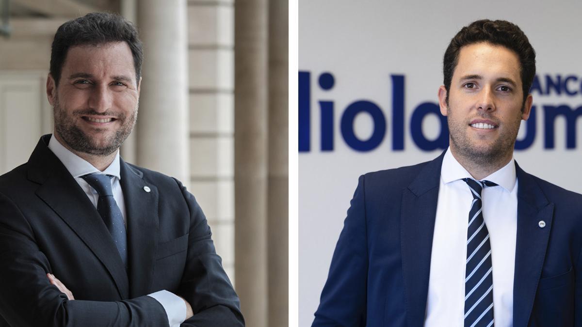 Pablo Lora (izquierda) y MarioTejeda (derecha), Family Bankers de Banco Mediolanum.