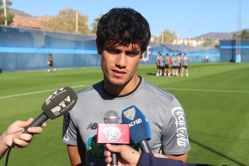 Entrenamiento de la selección de Costa Rica en Málaga