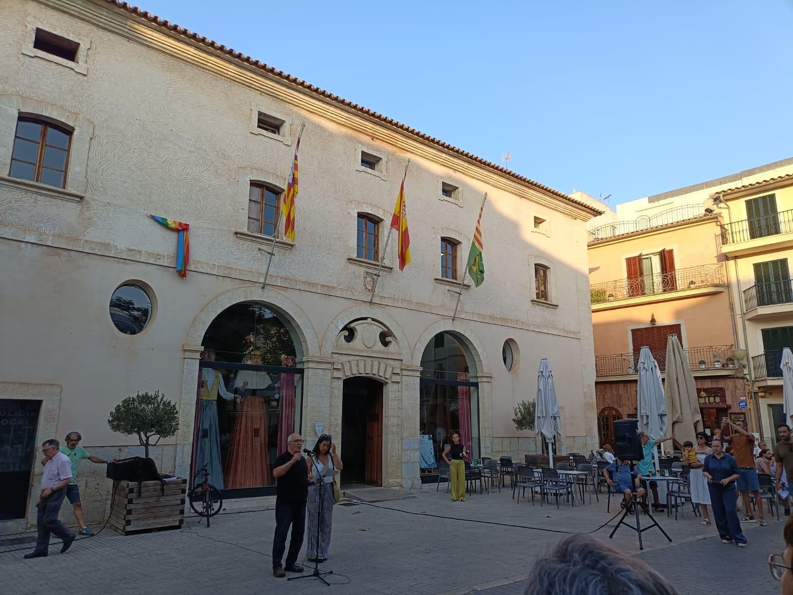 Las imágenes de la protesta de sa Pobla