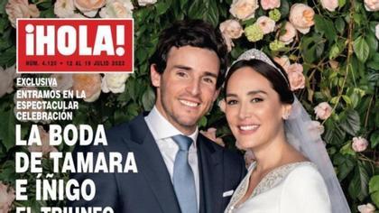 Hola! desvela el vestido de novia de Tamara Falcó