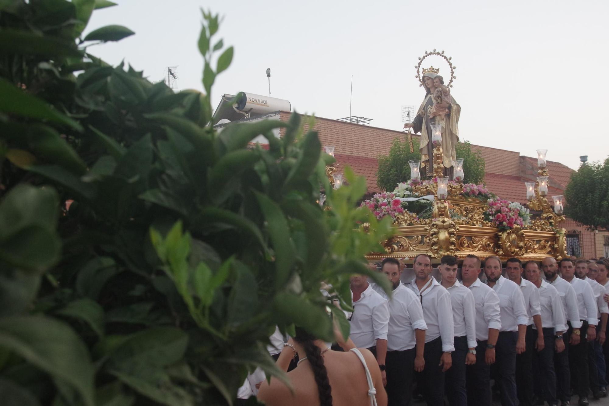 La procesión de la Virgen del Carmen de la Colonia de Santa Inés 2023, en imágenes