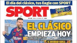 La portada de Sport del 14 de diciembre