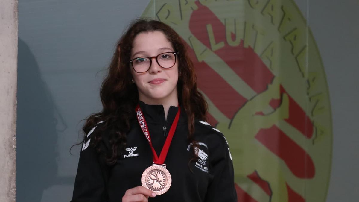Marta Recuero al Campionat d'Europa U15 disputat a Samokov (Bulgària)