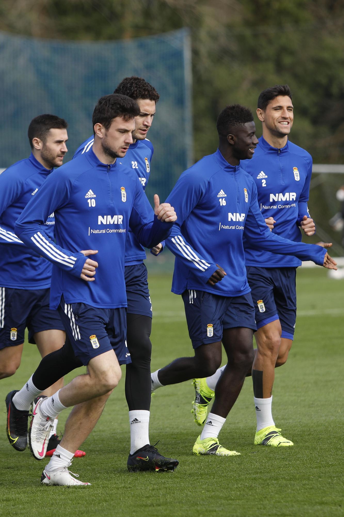 El entrenamiento del Oviedo