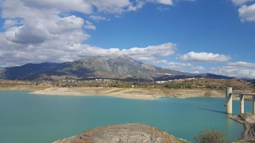 El pantano de la Viñuela es el que está en una situación más preocupante.