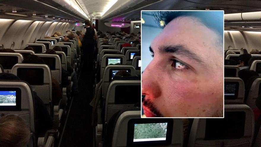 Una agente asturiano fuera de servicio repele al agresor de Omar Montes en un vuelo a Londres