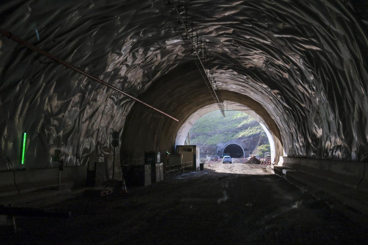 Visitas a las obras de la carretera de La Aldea