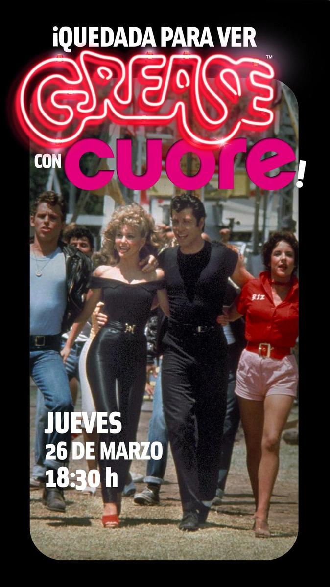 Invitación Grease Netflix Party