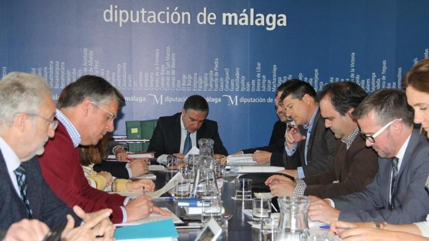 Junta de Gobierno Local en la Diputación.