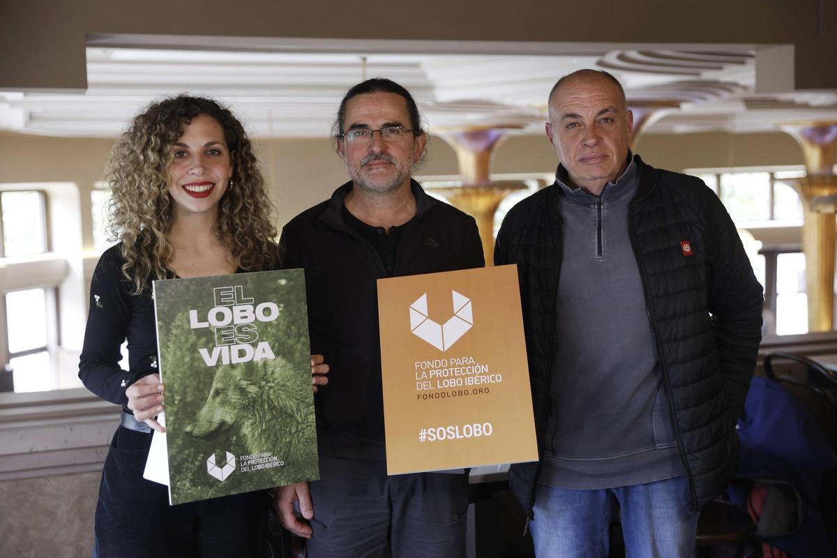 Ernesto Díaz, a la derecha, en la presentación del fondo