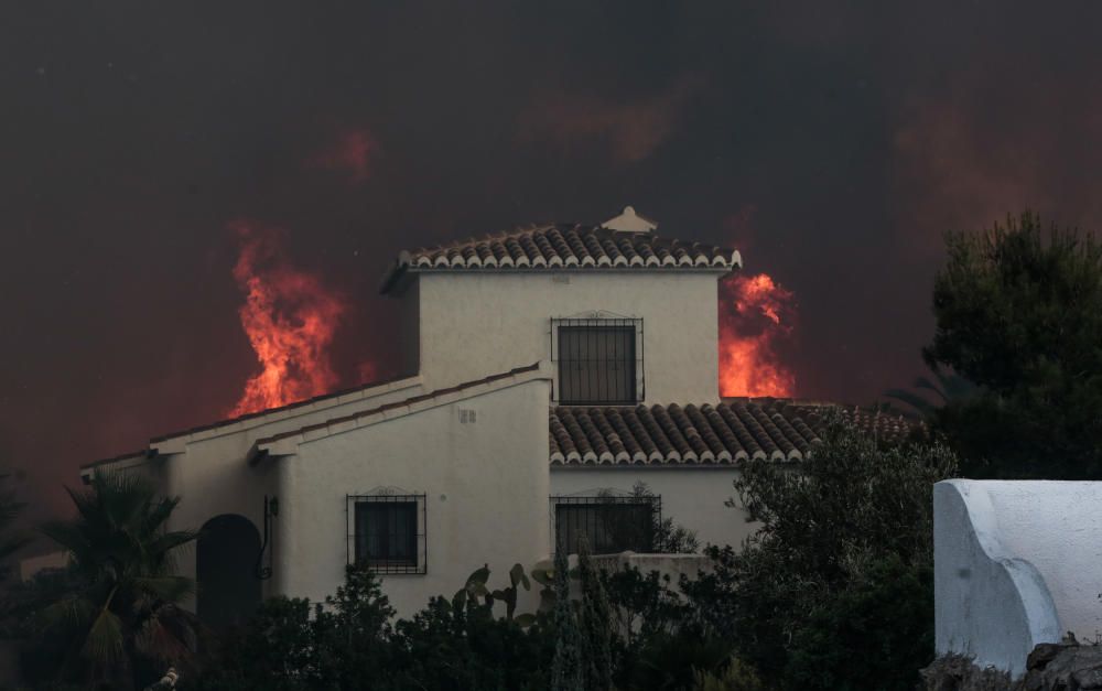 Incendio en Jávea