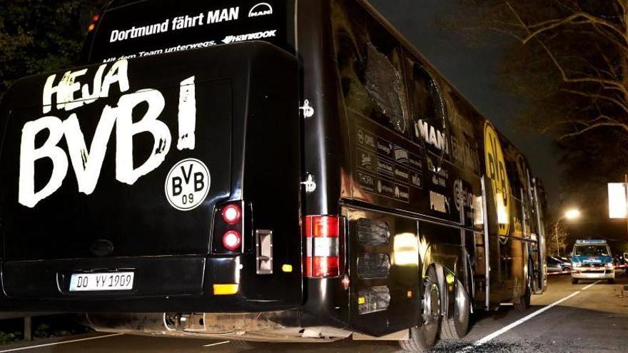 L&#039;autobús atacat del Borussia Dortmund.