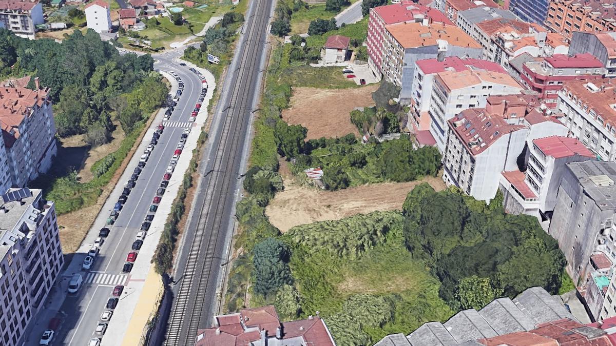 Espacio donde se creará el parque