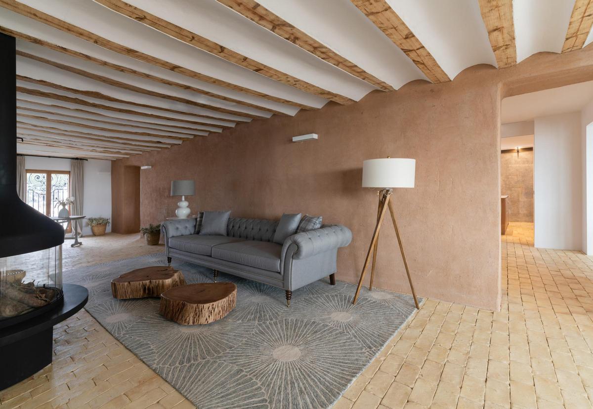 Una de las salas de Casa Lo Alto.