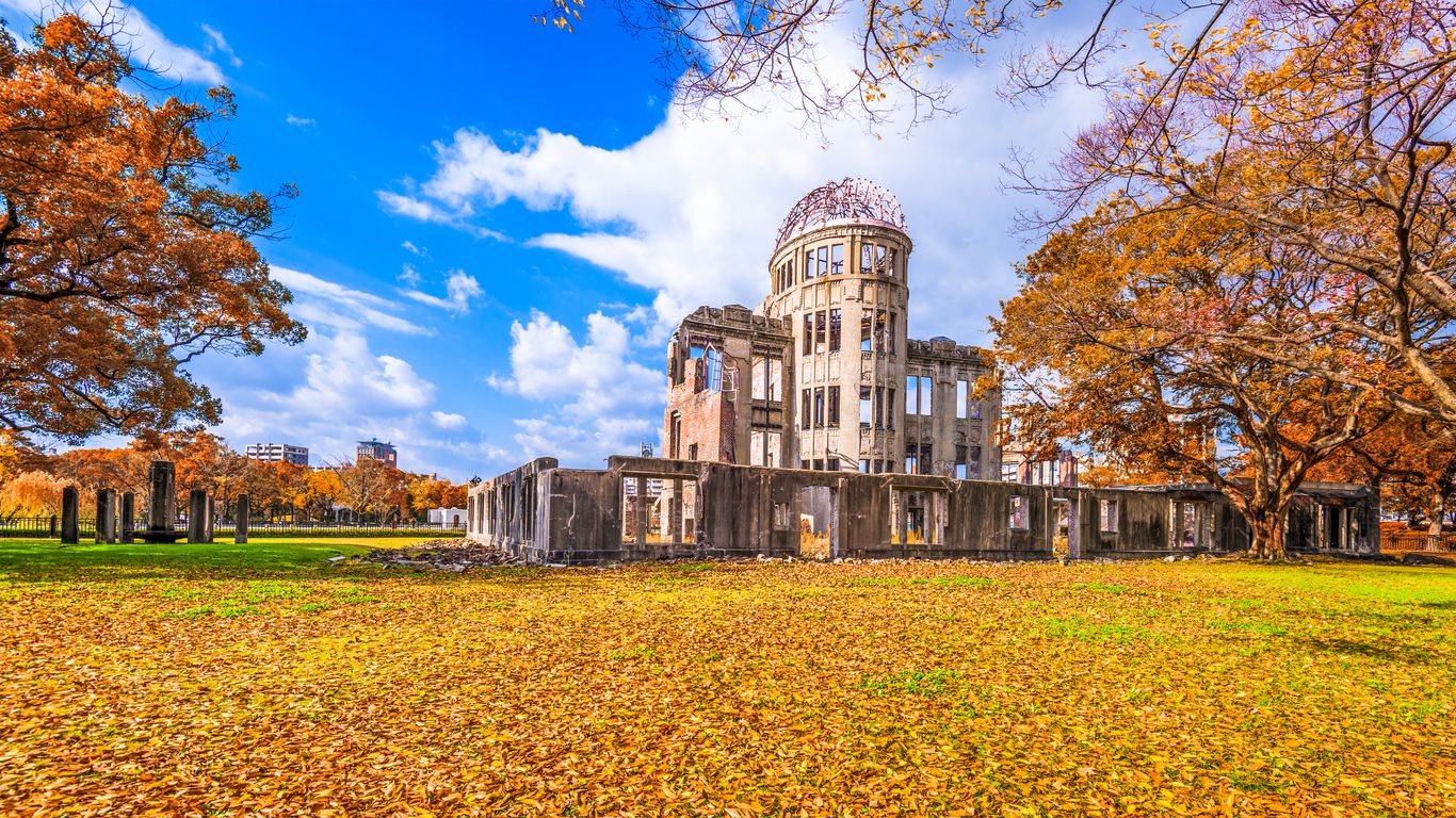 Cúpula en pie superviviente del bombardeo atómico de Hiroshima.