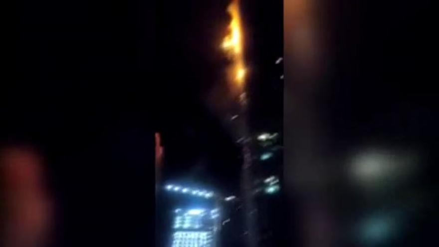 Incendio en Dubai