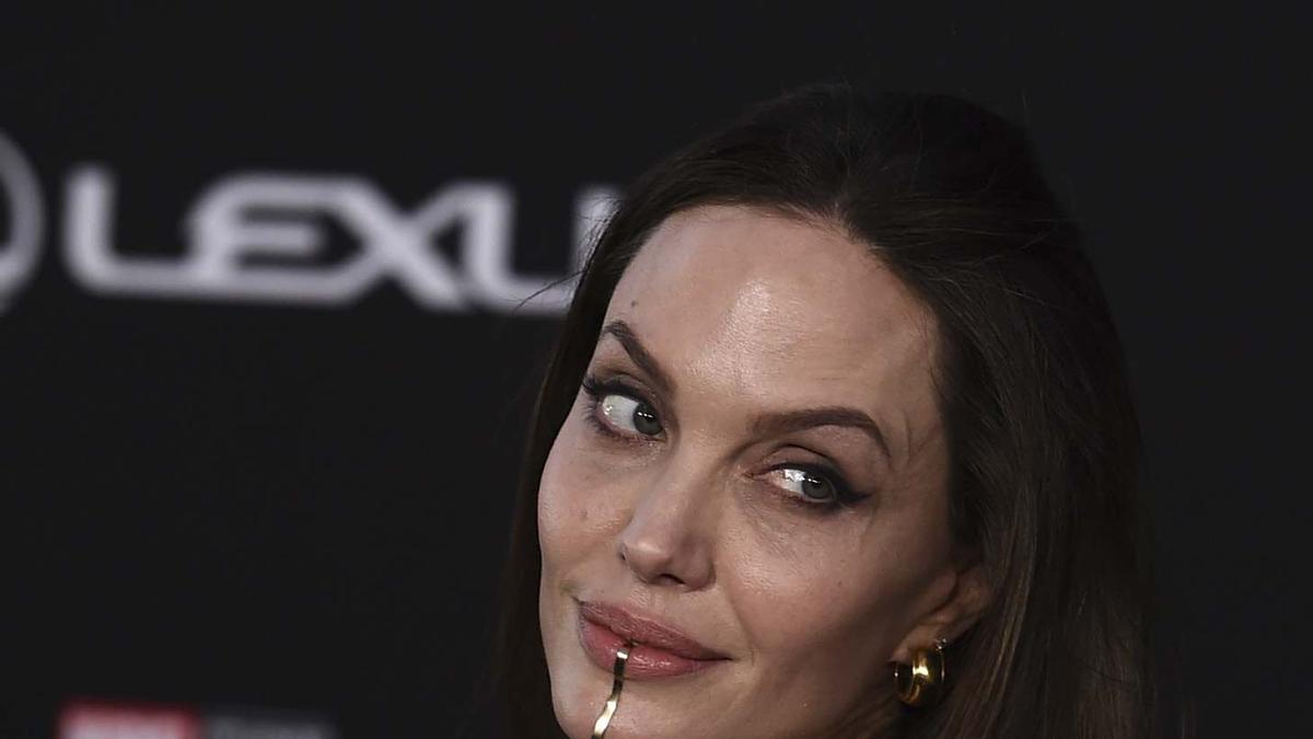 Angelina Jolie, en la alfombra roja del estreno de 'Eternals'