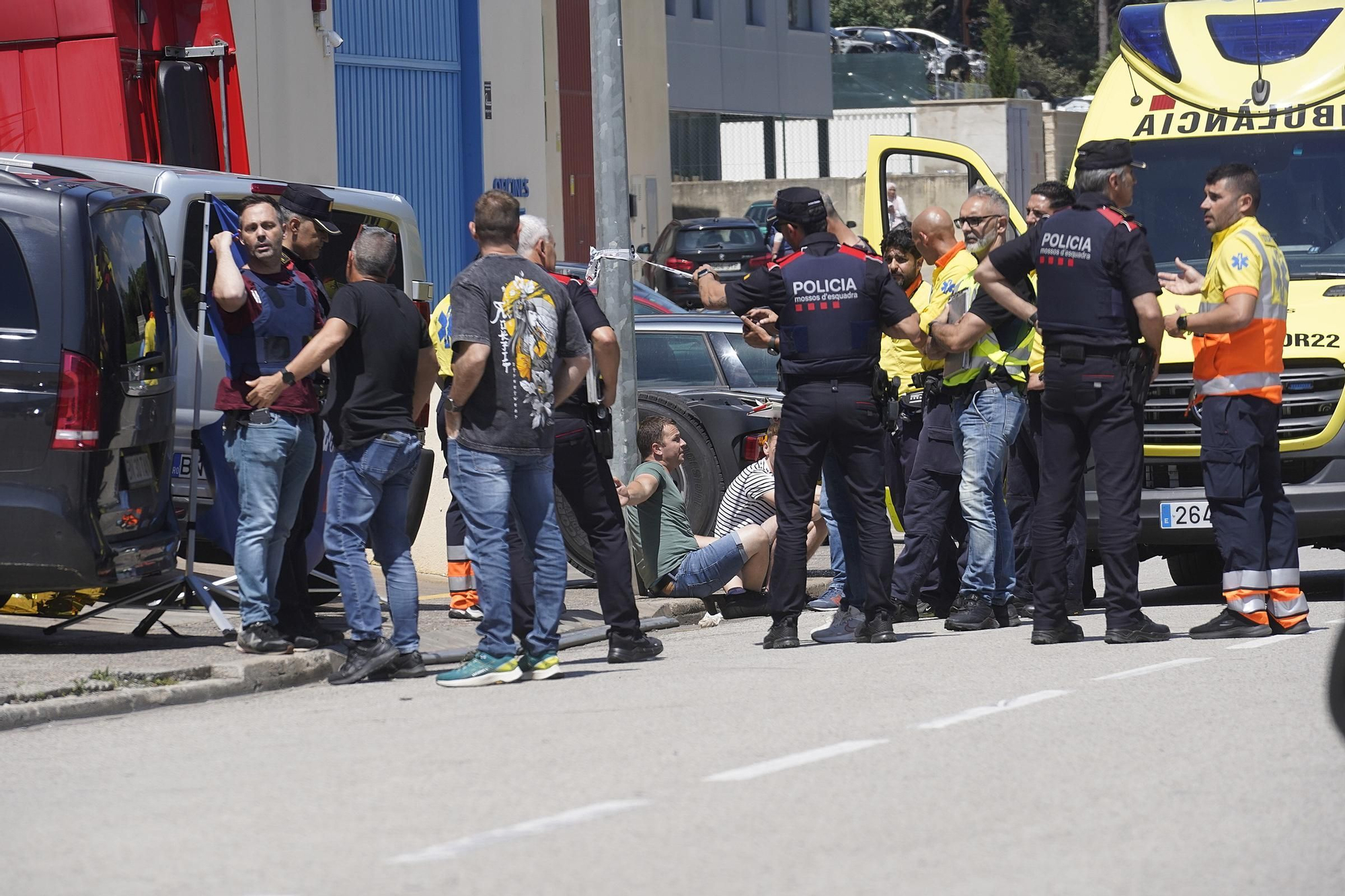 Una baralla acaba amb un mort per ferida de bala al polígon de Riudellots de la Selva