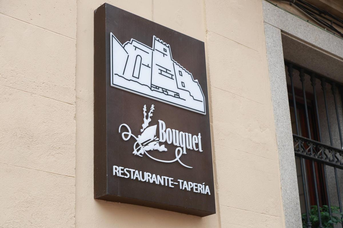 El restaurante Bouquet, situado en el corazón de la Ciudad Monumental de Cáceres.