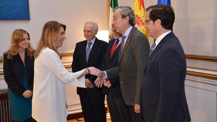 Susana Díaz recibe a la Sociedad Española de Cardiología