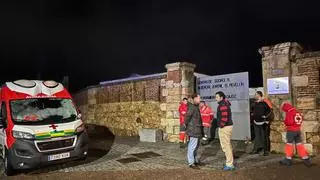 Desalojadas las casas de la margen derecha del río Guadiana en Badajoz por la crecida