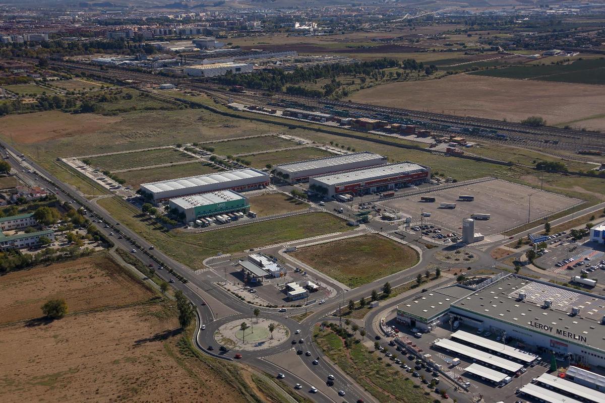 Vista aérea del área logística de Córdoba.