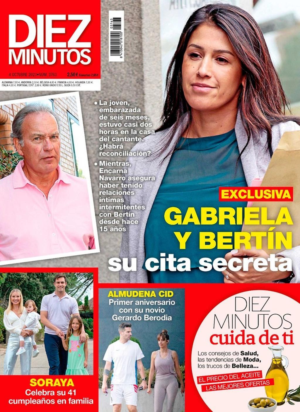 Portada de la revista Diez Minutos del 27 de septiembre de 2023