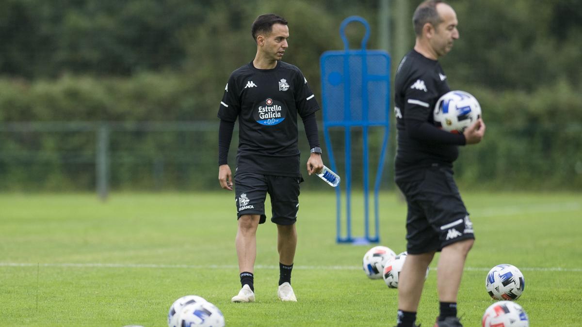 Pimer entrenamiento de la pretemporada del Dépor 2021-2022