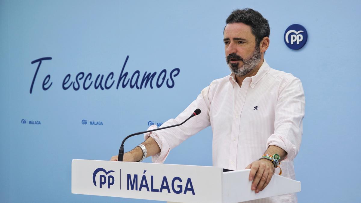 El secretario general del PP de Málaga, José Ramón Carmona.
