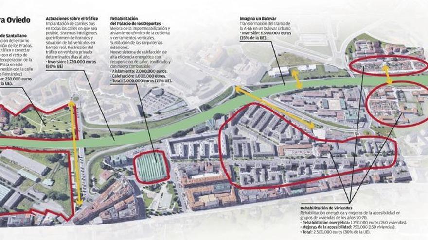 Ventanielles lamenta el abandono y confía en que el dinero europeo llegue al barrio