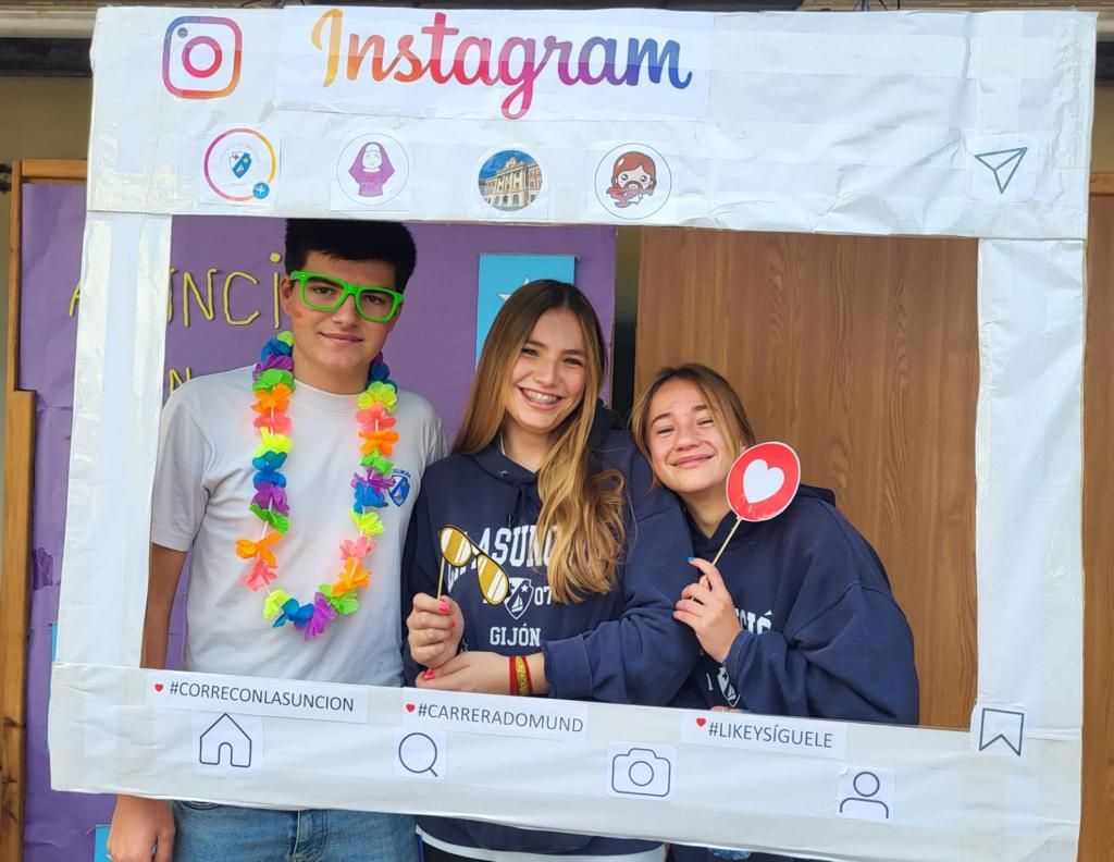 Carrera solidaria en el Colegio La Asunción