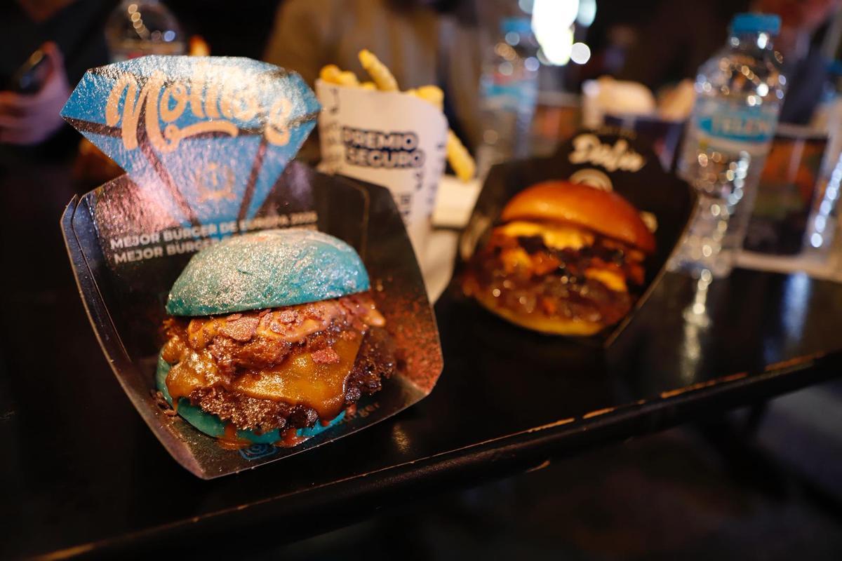 La 'Diamante Azul', ganadora de España y Europa a la mejor hamburguesa