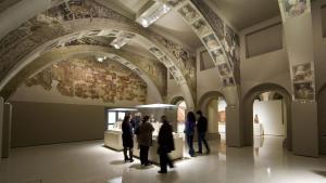 19/01/2016 Obras murales de la Sala Capitular del Monasterio de Sijena en el MNAC